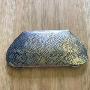 Alpacca eye glasses case vintage, metal 4,2x2”
